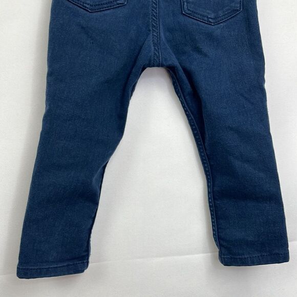 H & M blue denim pants size 12-18 months E UC - Picture 8 of 12